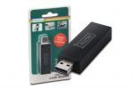 Czytnik kart USB 2.0, \STICK\, czarny DIGITUS