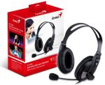 Słuchawki z mikrofonem GENIUS HS-500X czarne