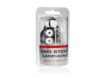 SŁUCHAWKI GEMBIRD DOUSZNE MP3 3.5MM JACK WHITE/BLACK