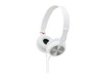 Słuchawki SONY MDR-ZX300W nauszne zamknięte - białe