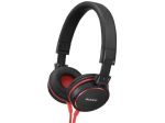 Słuchawki SONY MDR-ZX600R nauszne zamknięte - czerwone