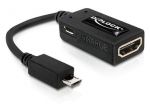 ADAPTER MHL(M)->HDMI(F)+USB MICRO(BF) DELOCK