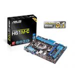 Płyta ASUS H61M-C /H61/DDR3/PCIe3.0/COM/LPT/s.1155/mATX