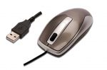 Mysz przewodowa USB2.0 optyczna 3 prz. srebrno/czarna EDNET