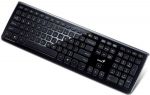 Klawiatura GENIUS SlimStar i222, USB, black, Apple-like