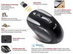 Mysz optyczna bezprzewodowa GENIUS Ergo 9000 Black 2.4G