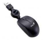 Mysz do notebooka GENIUS MicroTraveler,1200dpi, USB, Silver