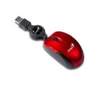 Mysz do notebooka GENIUS MicroTraveler 1200dpi USB Ruby