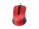MYSZ GEMBIRD OPTYCZNA 1-SCROLL BLACK/RED (USB)(MUS-101-R)