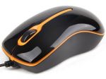 MYSZ GEMBIRD OPTYCZNA 1-SCROLL BLACK/ORANGE (PS)(MUS-004-O)
