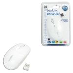 Mysz optyczna LogiLink ID0068 WiFi, 2.4GHz, biała