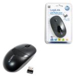 Mysz optyczna LogiLink ID0069 WiFi, 2.4GHz, czarna