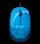 Mysz optyczna przewodowa Logitech M105 Niebieska
