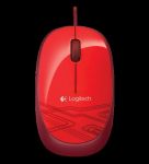 Mysz optyczna przewodowa Logitech M105 Czerwona