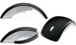 Mysz MS Wireless Notebook Laser ARC Mouse Black