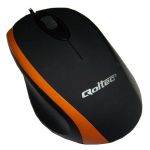Mysz optyczna 3D mini Qoltec M188 Black/Orange